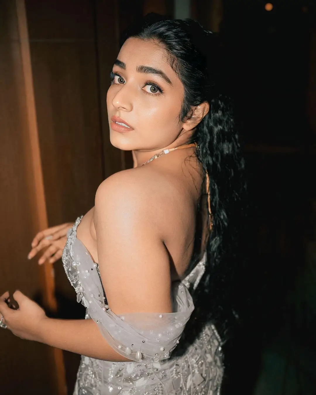 Malayalam Actress Rajisha Vijayan in White Gown